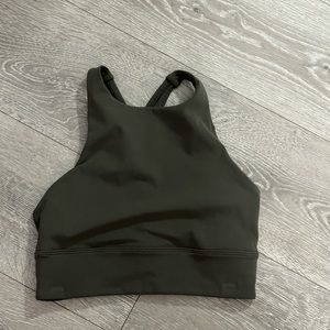 Lululemon Sports bra size 4 color grey sage